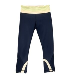 Lululemon Run Inspire Crop II‎ Athletic Capri Leggings Activewear Size 4